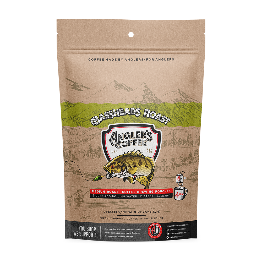 Bassheads Single Serve - Fresh Brew Coffee Pouch - 10 Pack