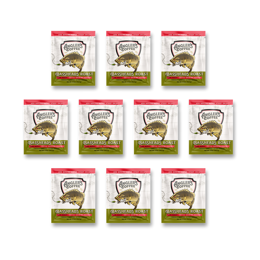 Bassheads Single Serve - Fresh Brew Coffee Pouch - 10 Pack
