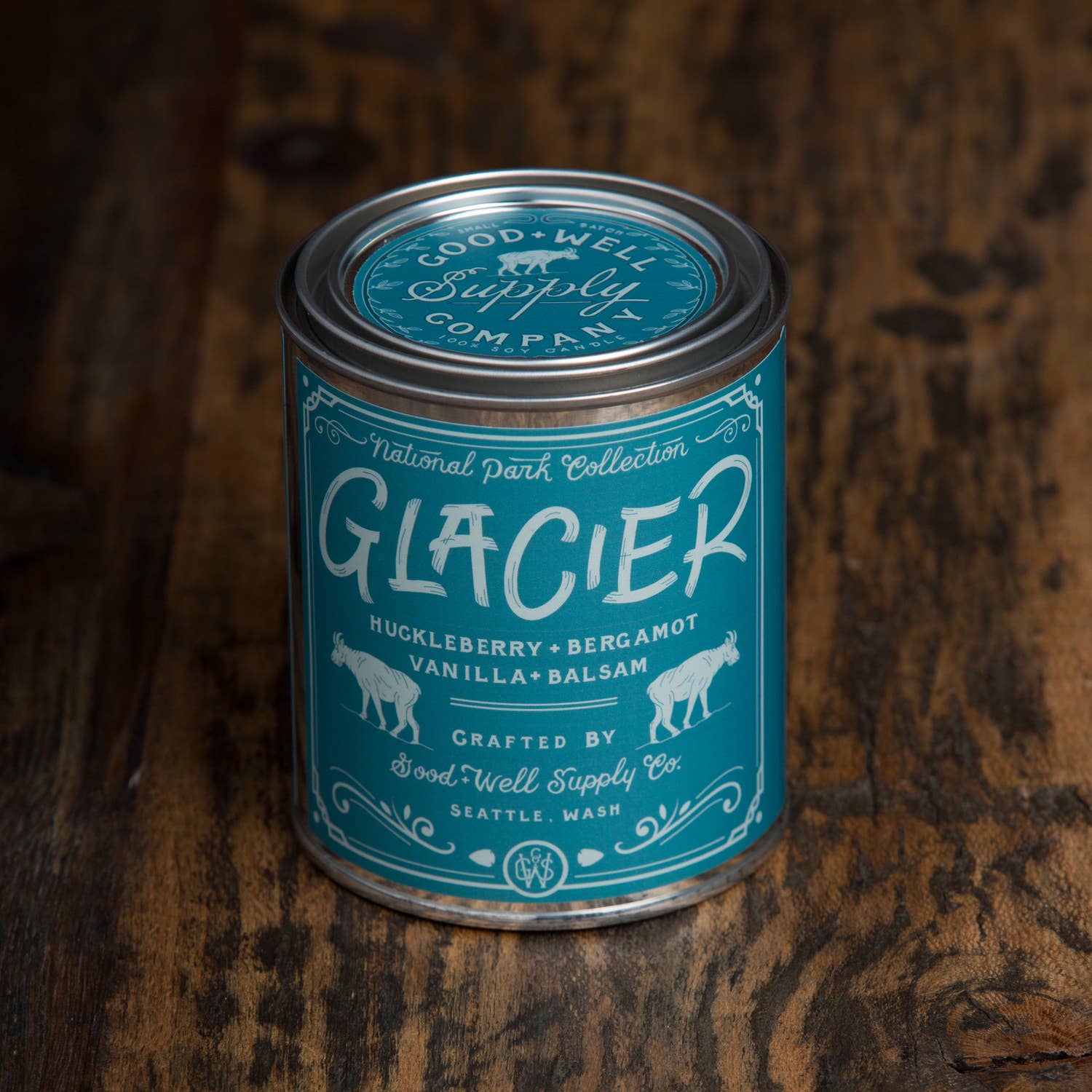 Glacier National Park Candle