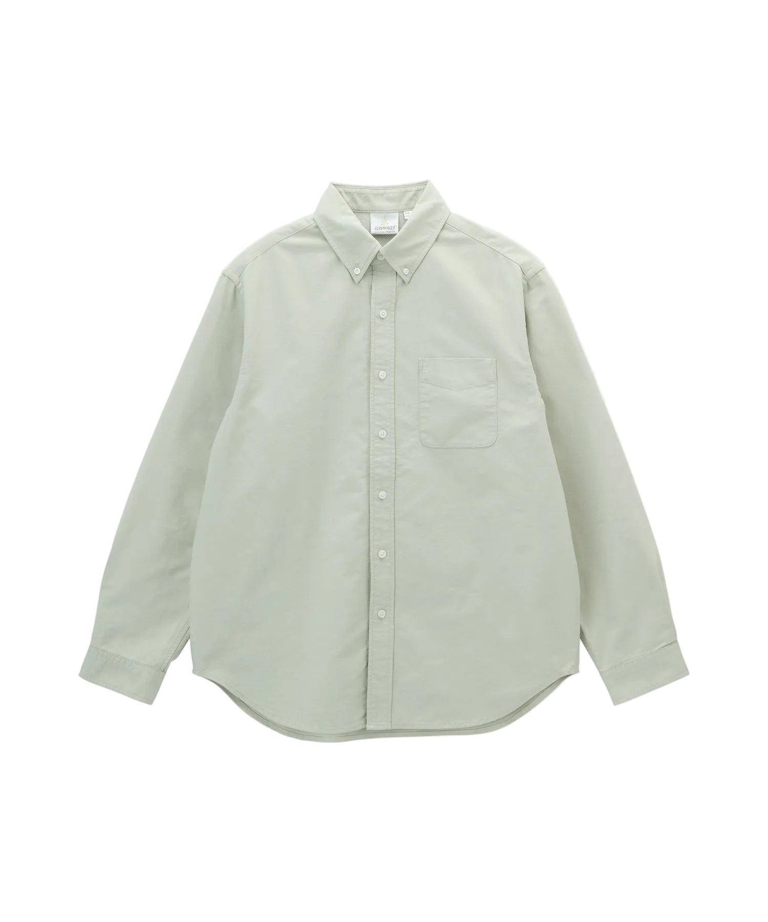 green dress pants men outfit Green Pinpoint Oxford Cotton Cloth Button-Down Shirt – Drakes US main image 0