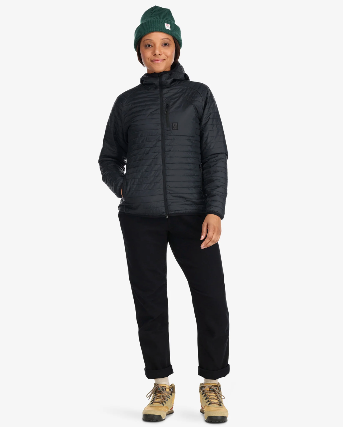 Global Puffer Hoodie | Womens