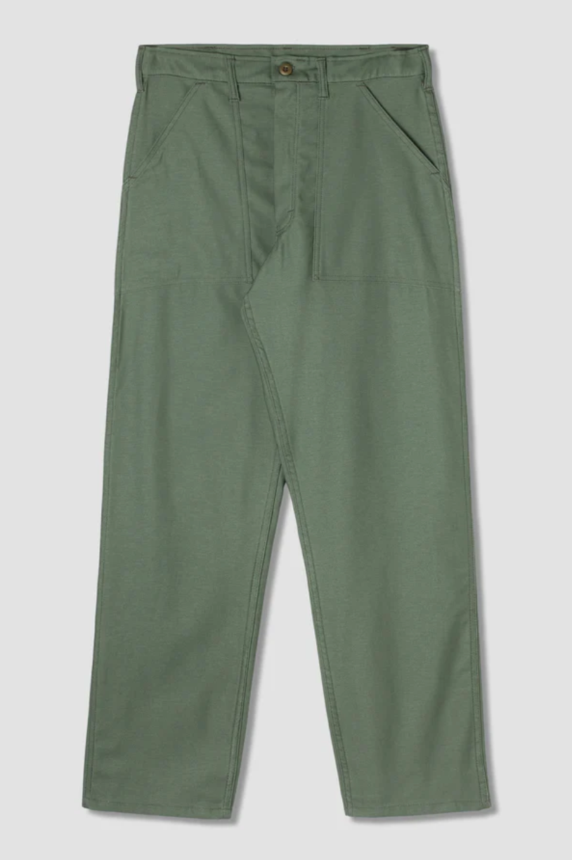 OG LOOSE FATIGUE (OLIVE SATEEN 8.5OZ)