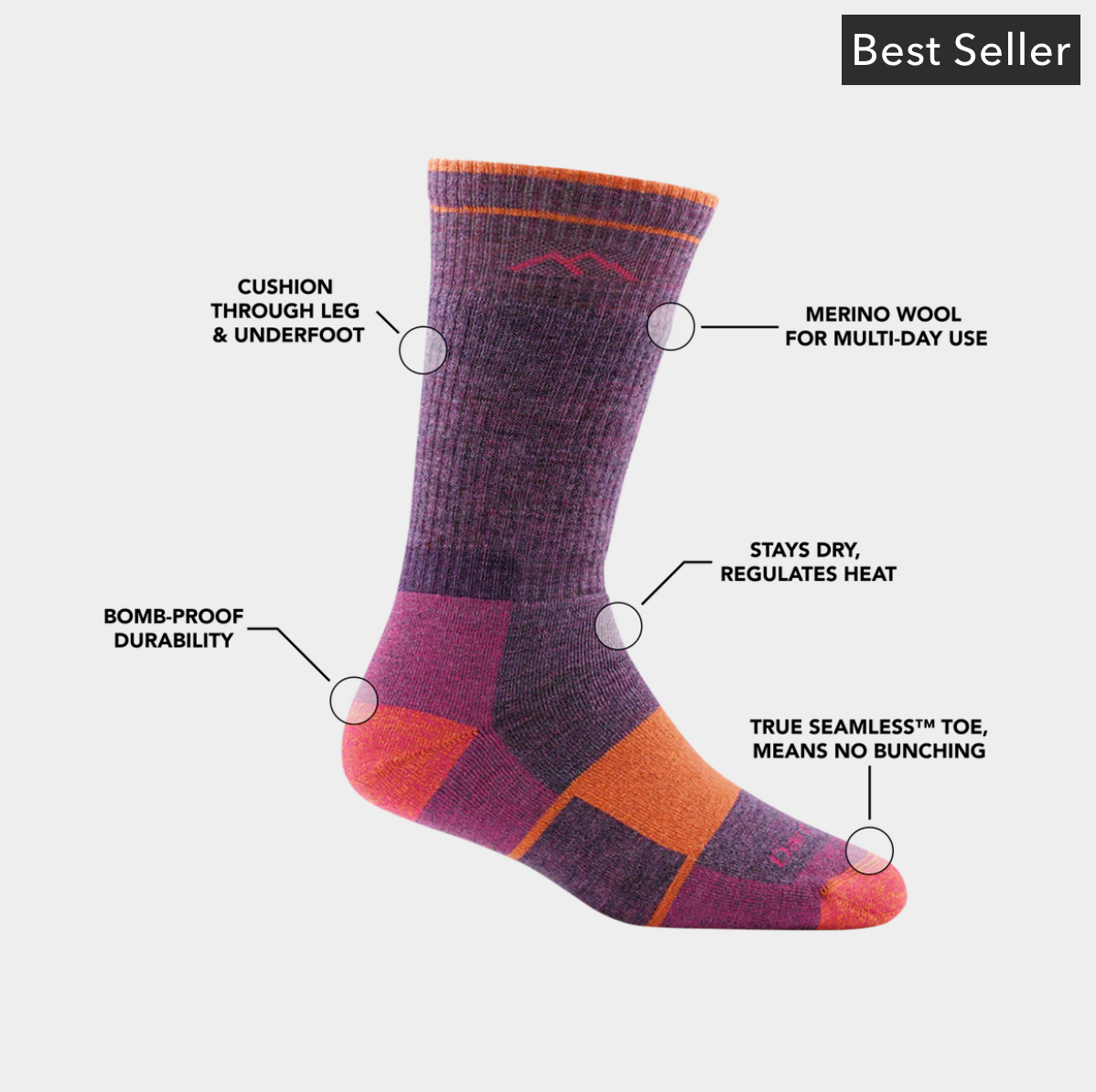 Women's | Hiker Boot | Full Cushion Midweight Hike/Trek