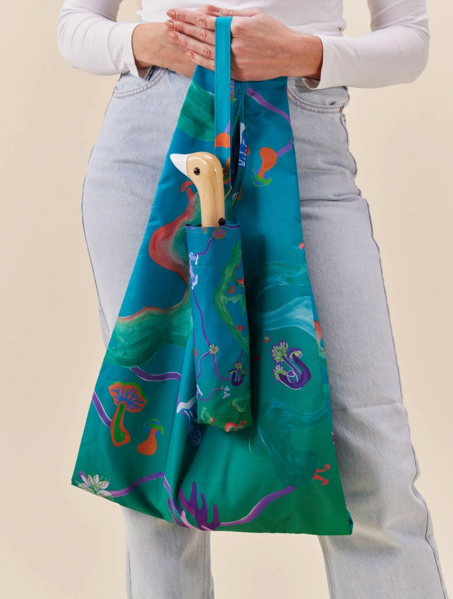 Compact Duck Umbrella | Multiple Colors