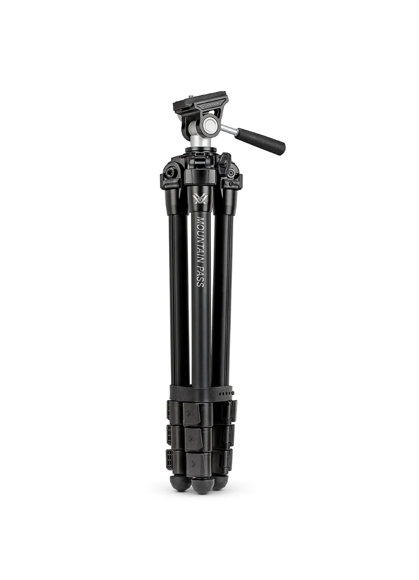 Mountain Pass™ Aluminum Tripod + Pan Head