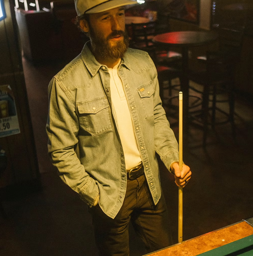 Mountain Shirt Long Sleeve Denim | Men's