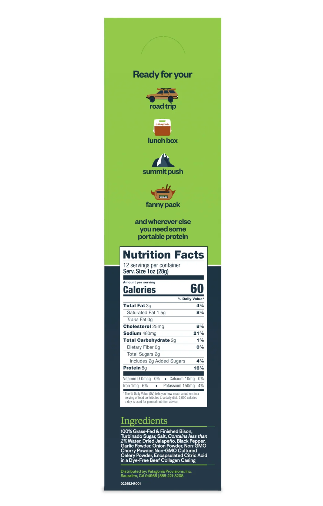 Jalapeño Bison Sticks