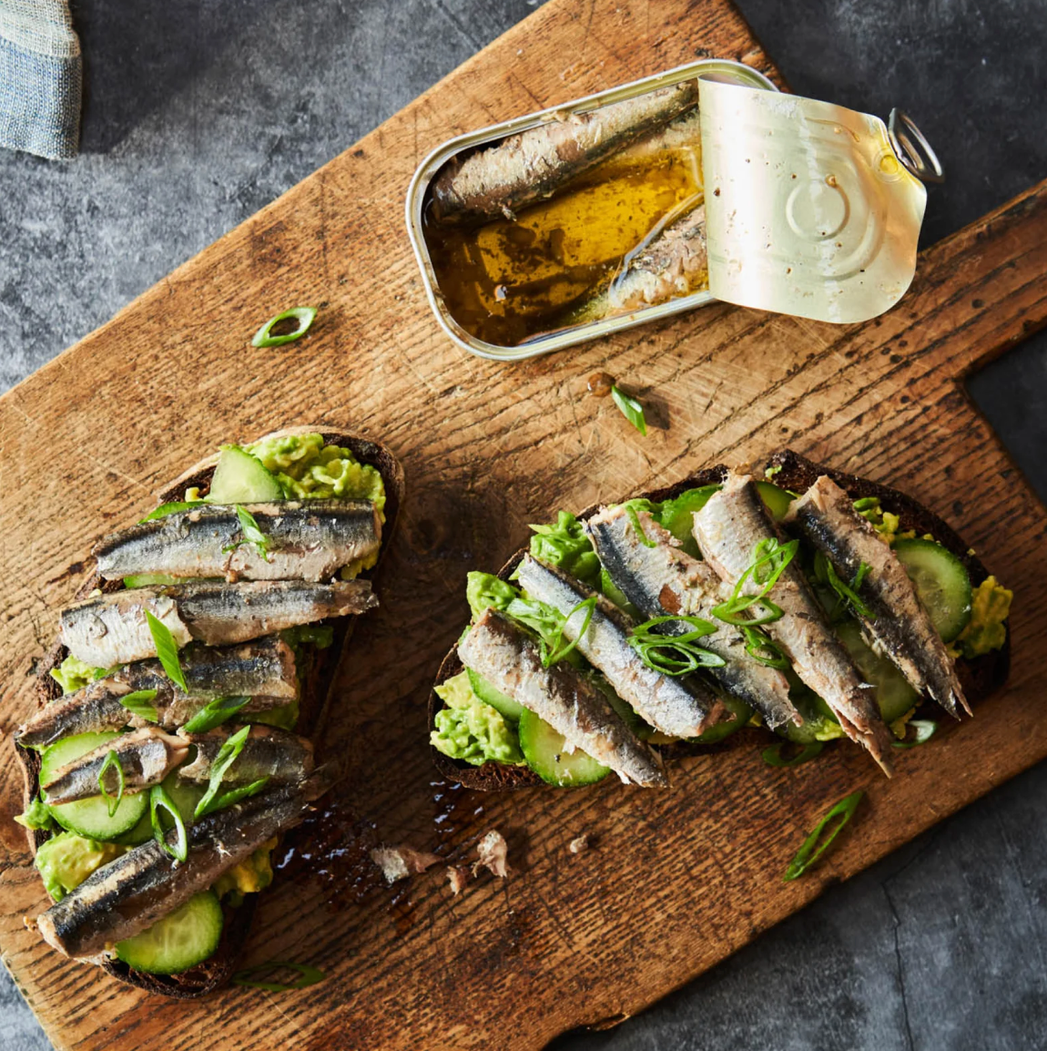 Roasted Garlic Spanish White Anchovies