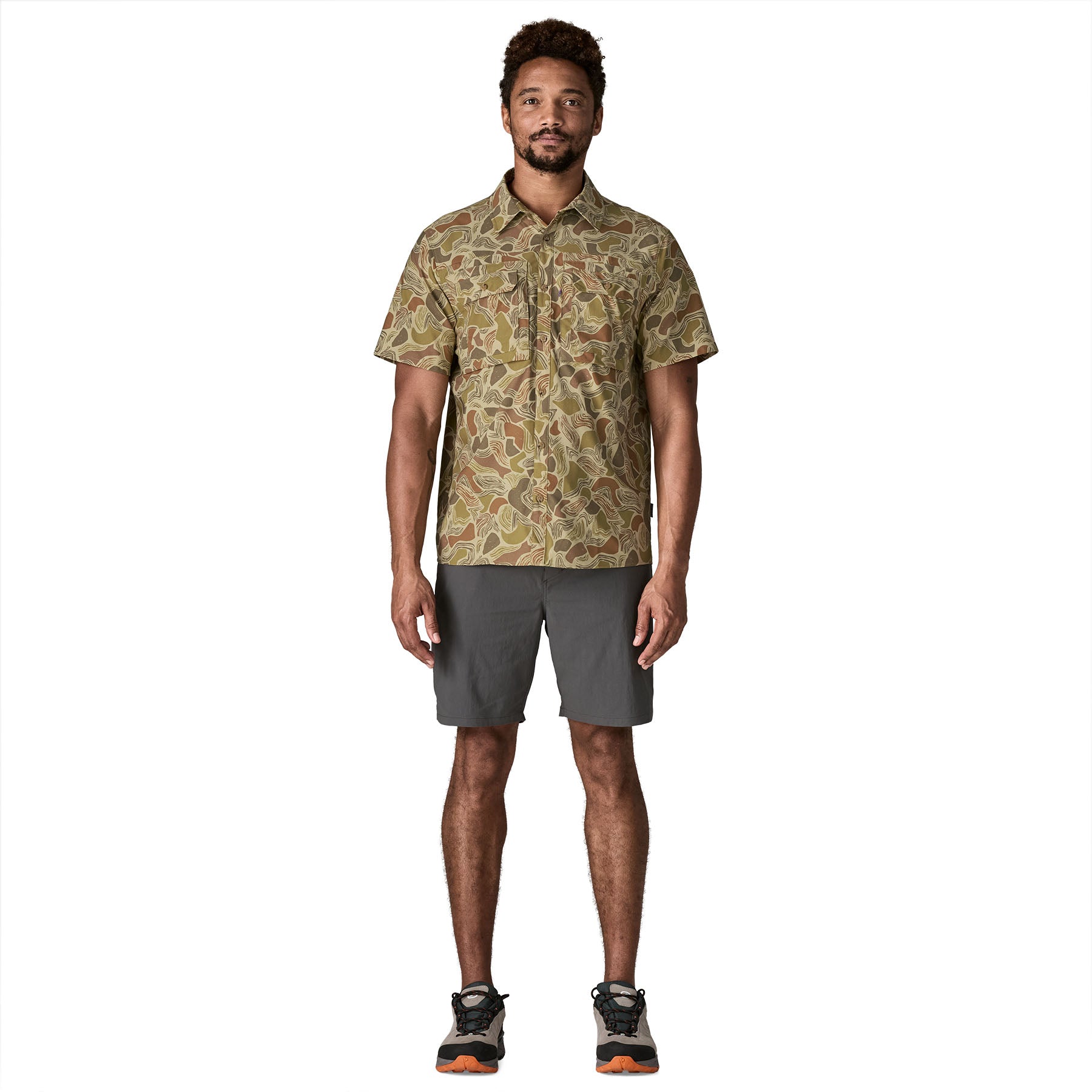 Men's Short-Sleeved Self-Guided Sun Shirt
