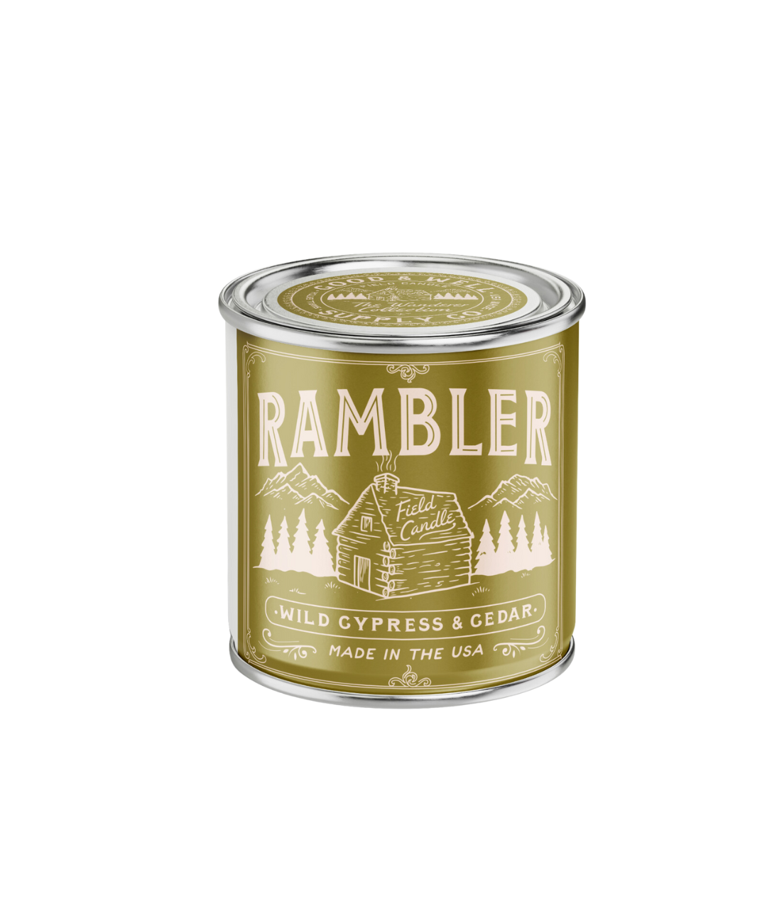 Rambler Field Candle: 1/2 Pint