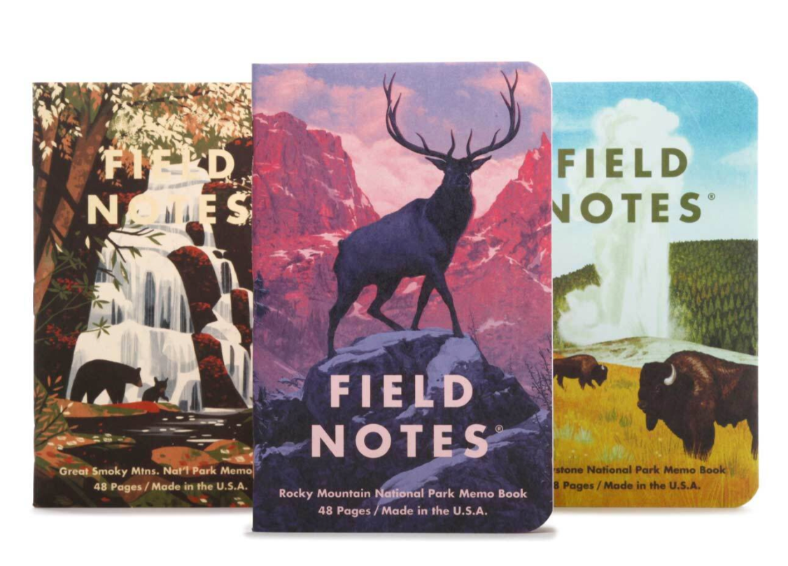 National Park Memo Book | 48 Pages | 3-Pack