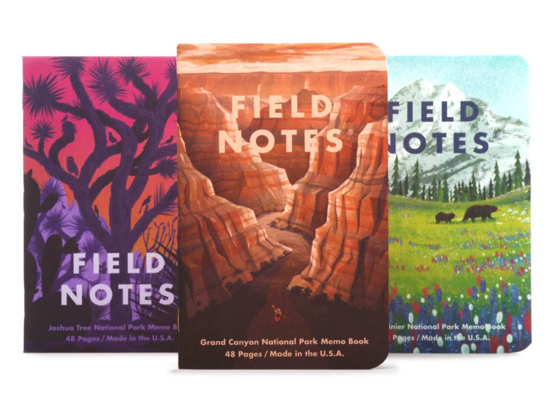 National Park Memo Book | 48 Pages | 3-Pack