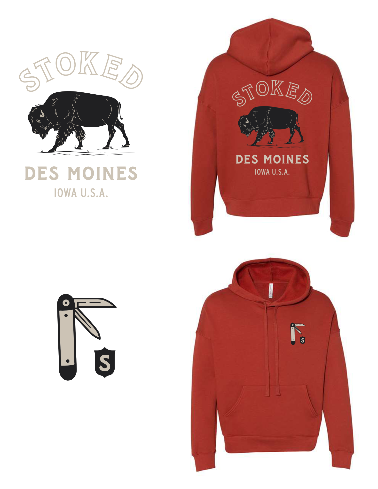 Bison Hoodie | Unisex