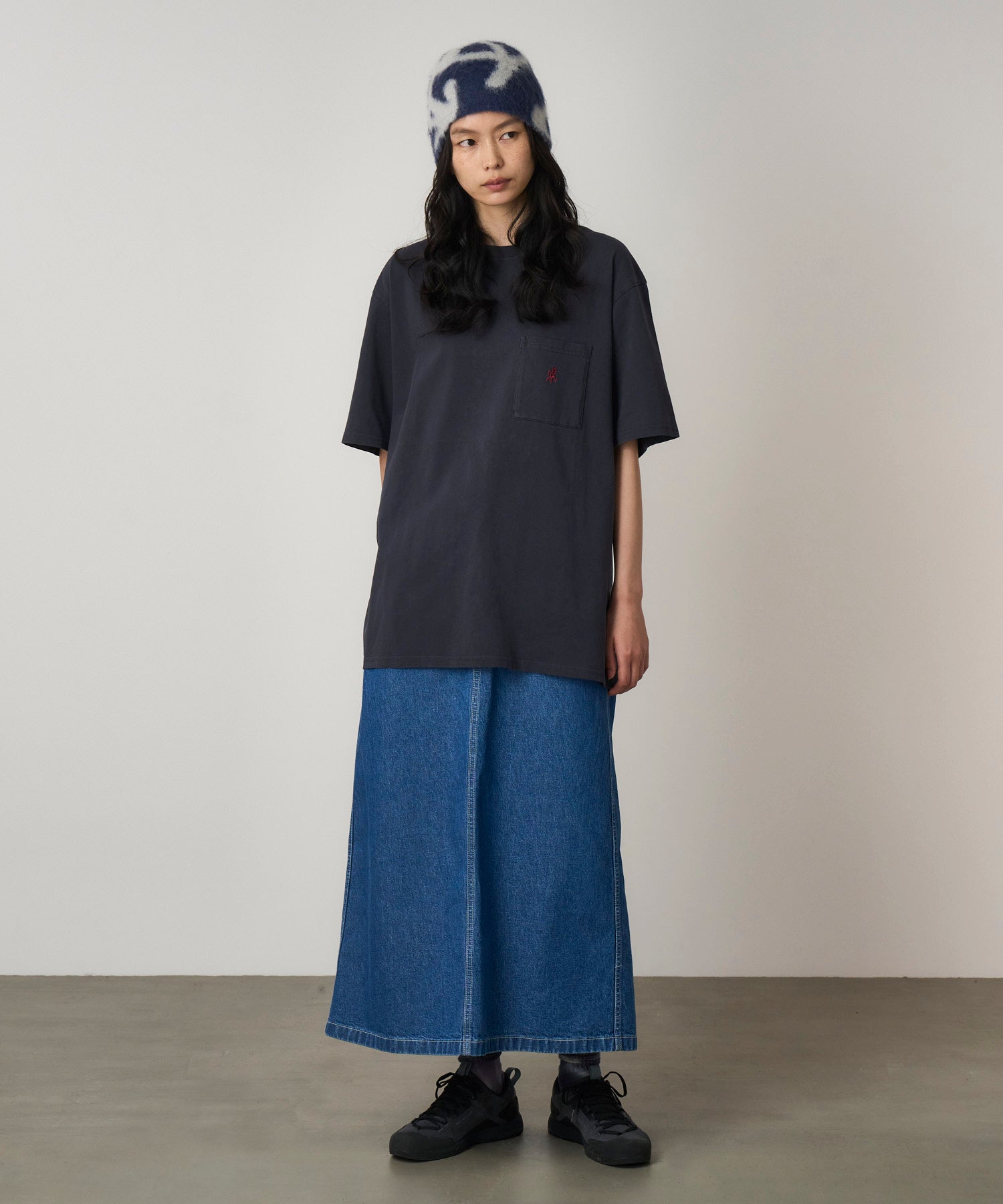 Mohair Burly Runningman Beanie