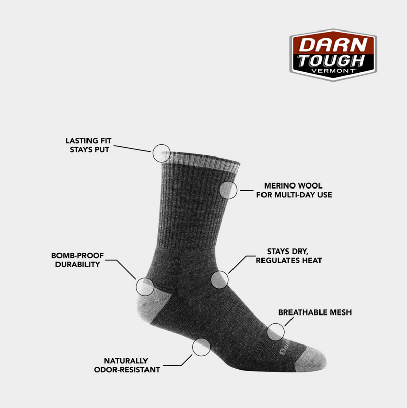 Men's | Fred Tuttle Micro Crew Midweight Work Sock