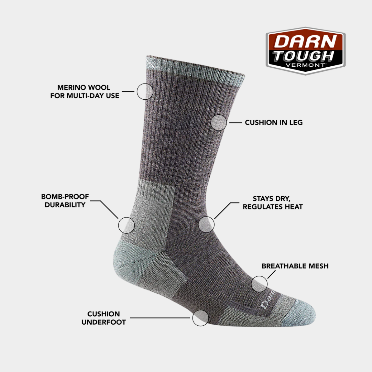 Women's | RTR Boot Midweight Work Sock W/Cushion