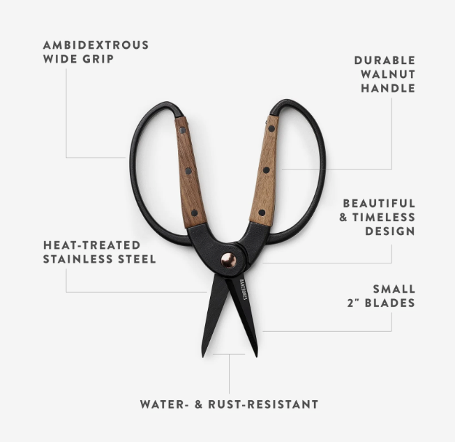 Walnut Garden Scissors