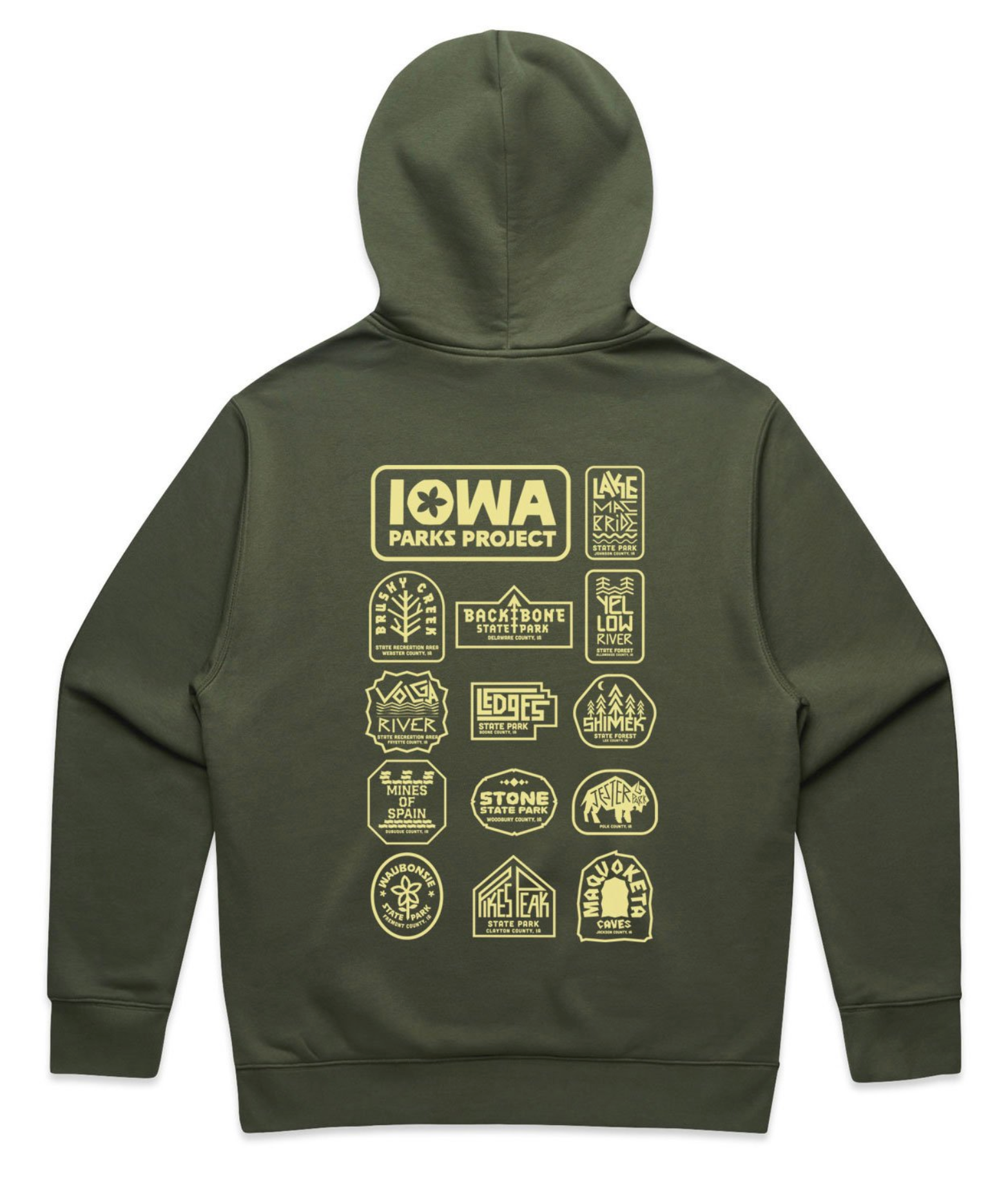 Iowa Parks | Staple Hoodie | Unisex