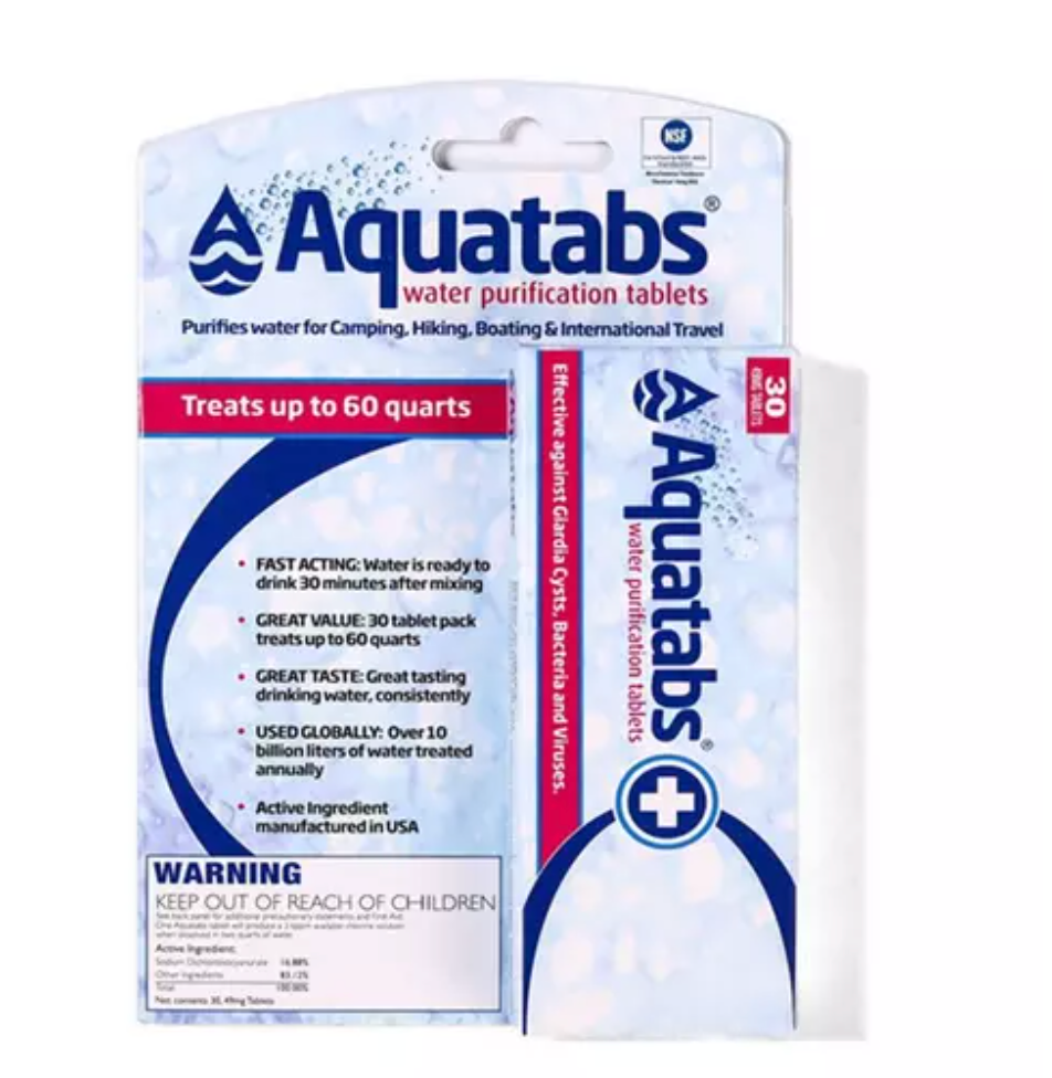Aquatabs Water Purification Tablets