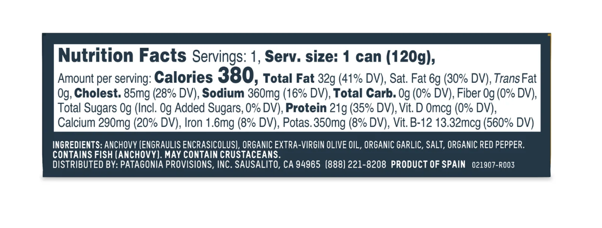 Roasted Garlic Spanish White Anchovies