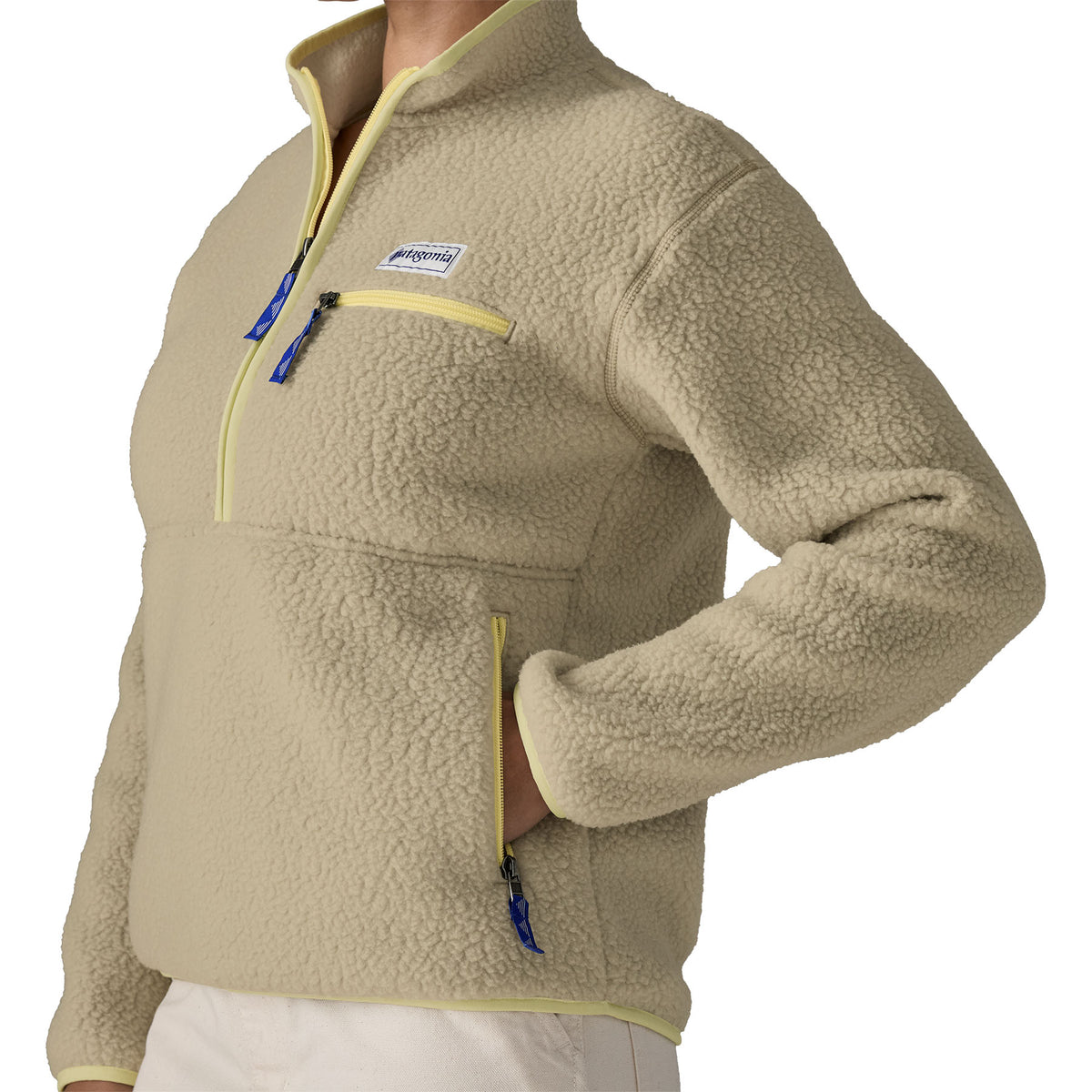 Women's Retro Pile Marsupial Fleece Pullover