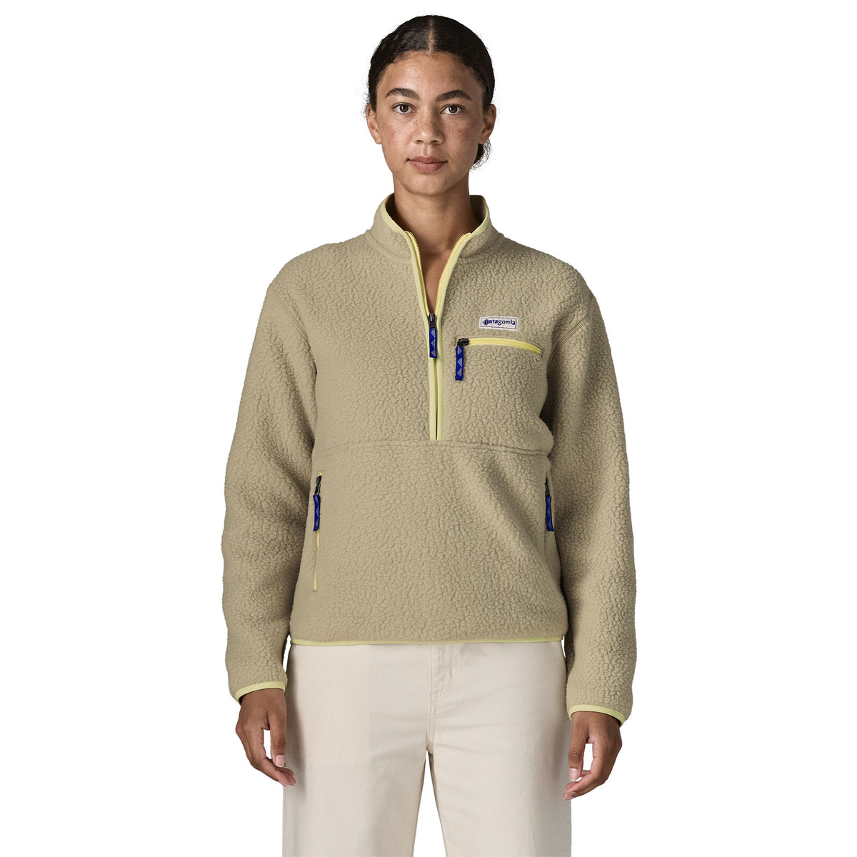 Women's Retro Pile Marsupial Fleece Pullover