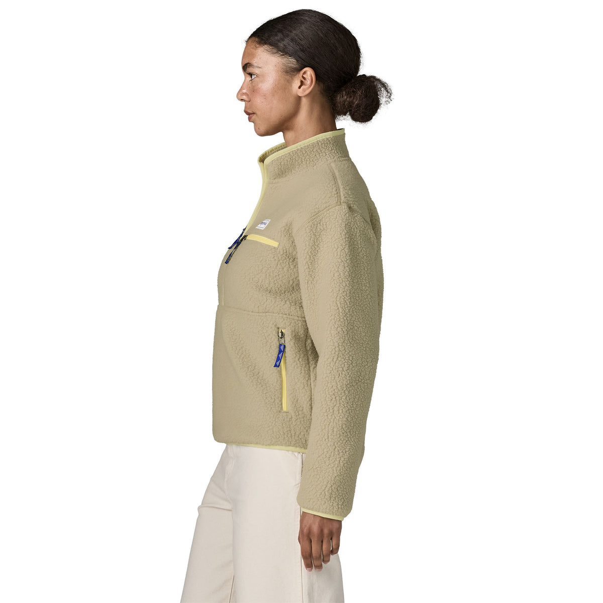 Women's Retro Pile Marsupial Fleece Pullover