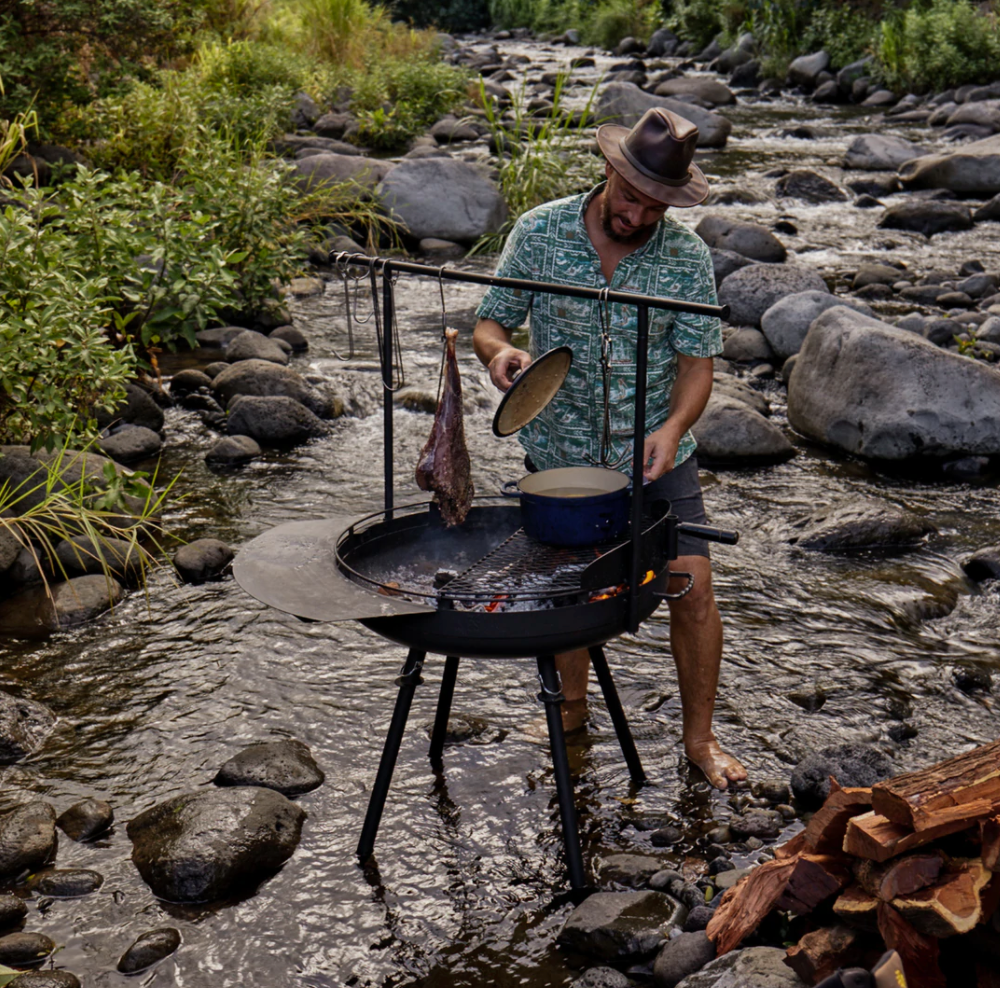 Cowboy Fire Pit Grill - 30" w/ Adjustable