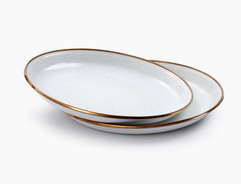 Enamel Deep Plate Set