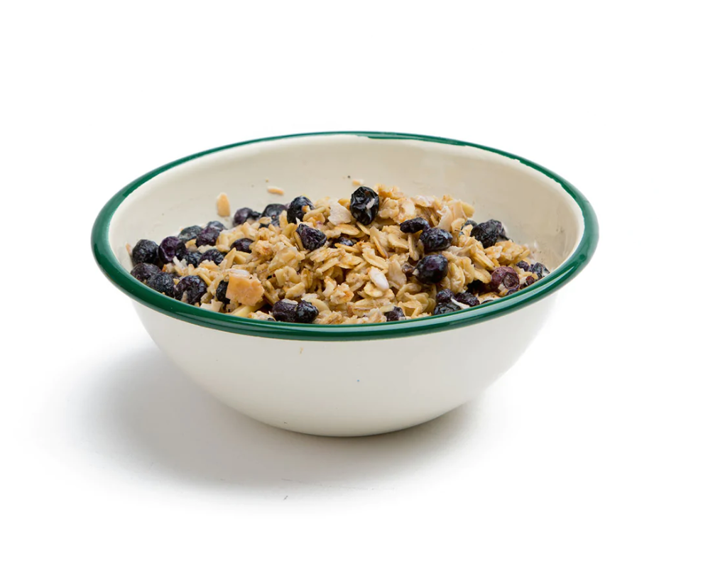 Granola w/ Blueberries, Almonds & Milk